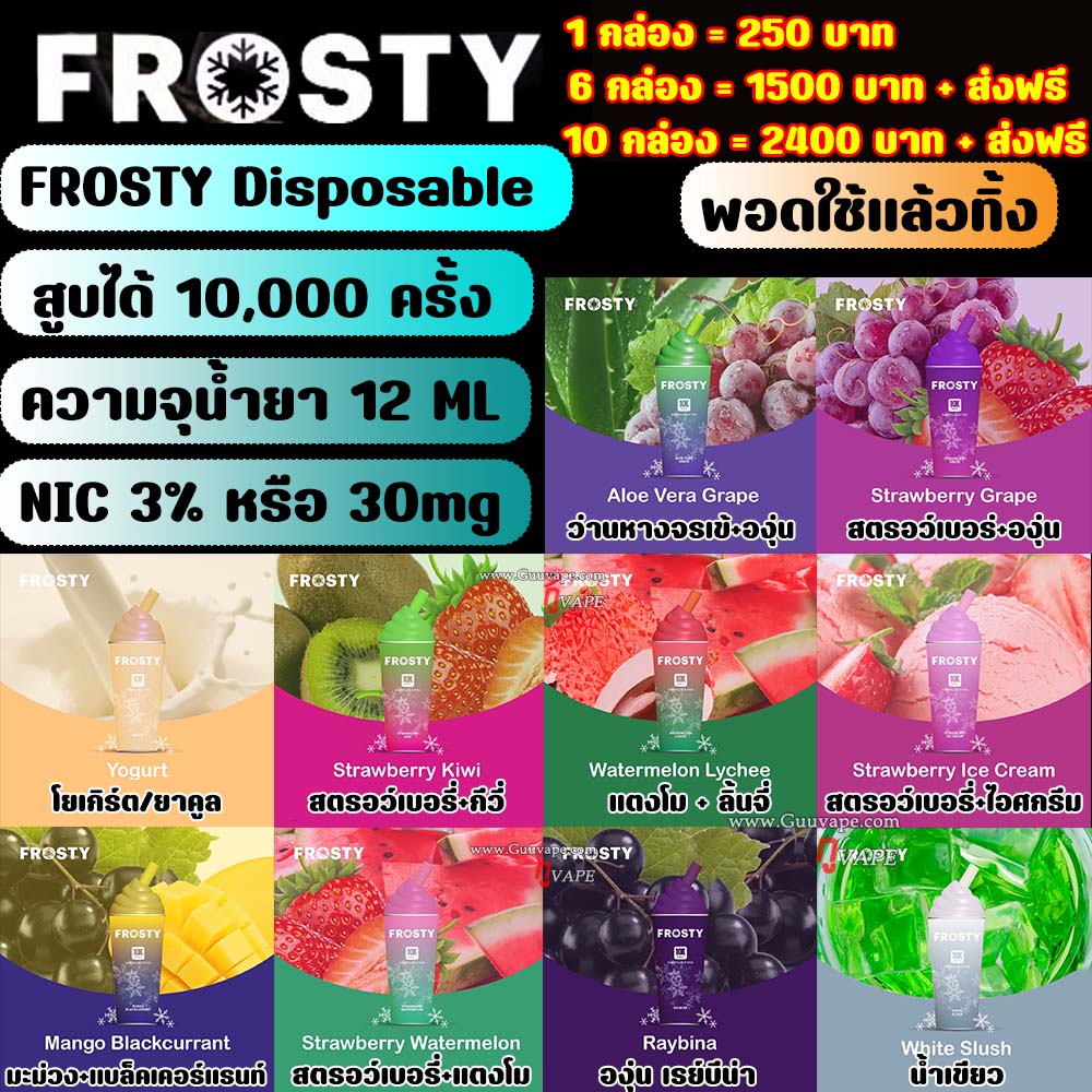 สูบเเล้วทิ้ง FROSTY 10000 คำ