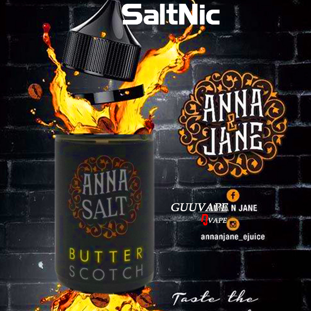 เเอนนา กาเเฟ ซอลนิค Salt Nic Anna Butter Scotch salt