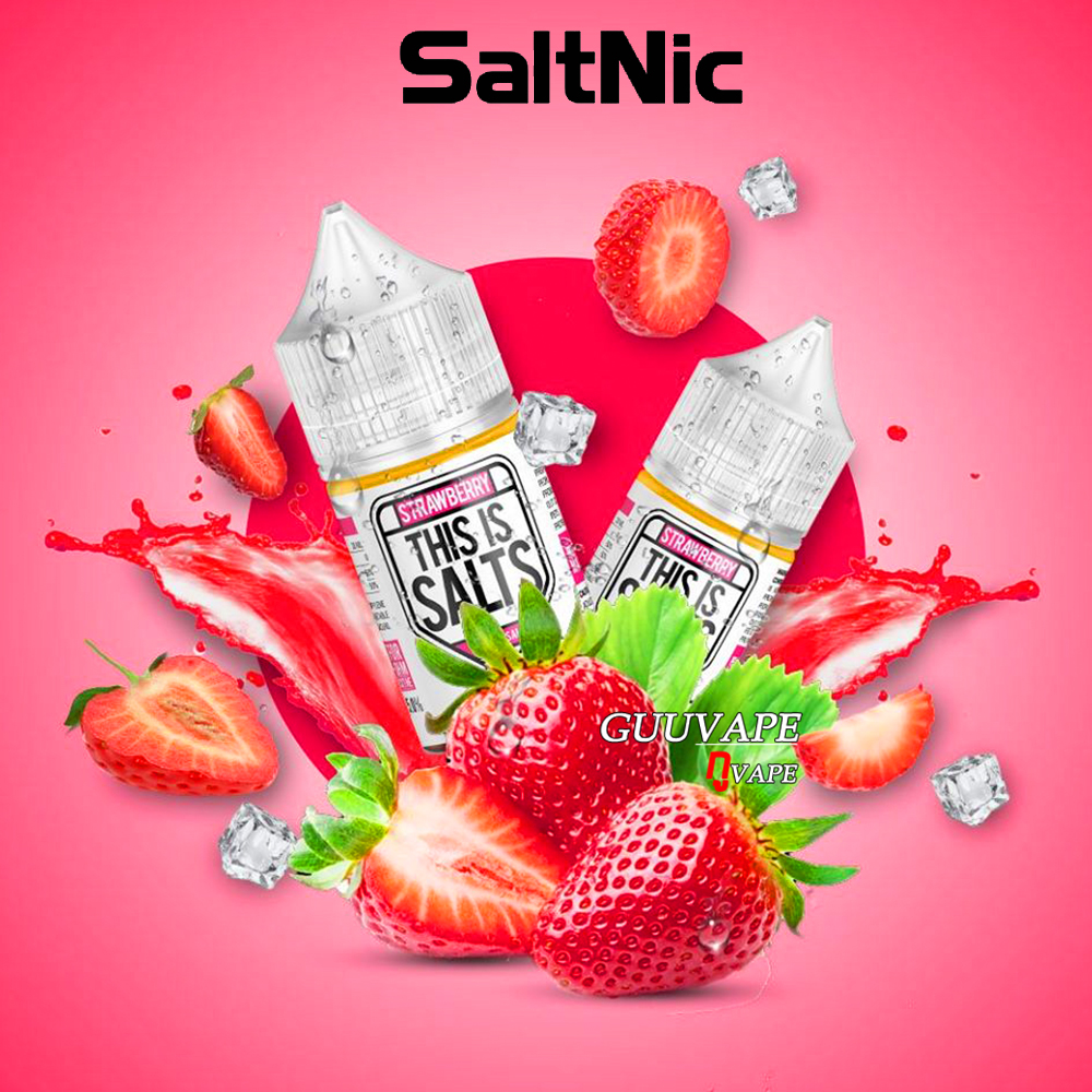 สตอเบอรี่ ซอลนิค ดิสอิสซอล Salt nic This is salts Strawberry