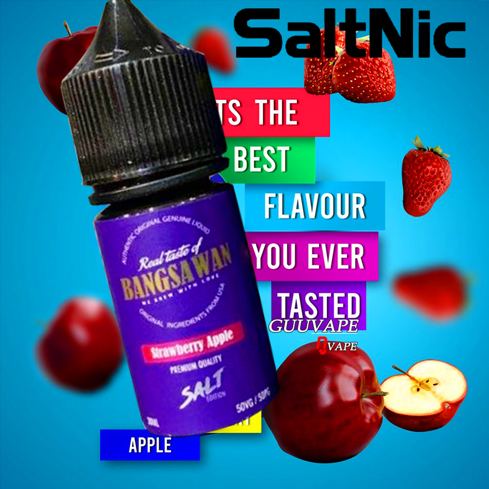สตอเบอรี่ เเอปเปิ้ล บังฟ้า บังสวรรค์ ซอลนิค Salt Bangsawan Strawberry Apple salt