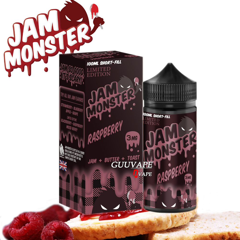 Jam Monster Raspberry เเจม ราสเบอร์รี่ น้ำยาบุหรี่ไฟฟ้า